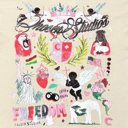 Freedom Crest Collage Tee
