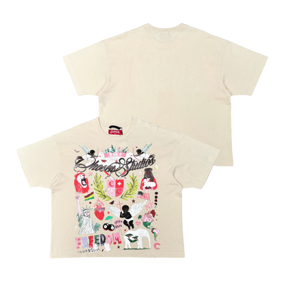 Freedom Crest Collage Tee