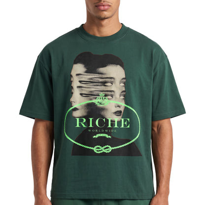 2face boxy oversized t-shirt