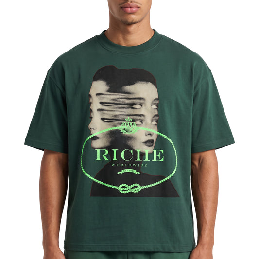2face boxy oversized t-shirt