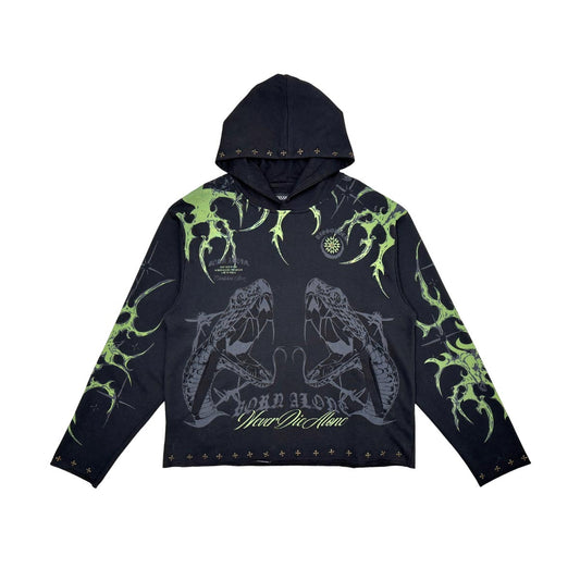 Established alone pull over hoodie Black by Dissorder - 1
