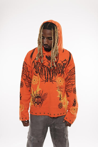 Atlas beetle pullover hoodie