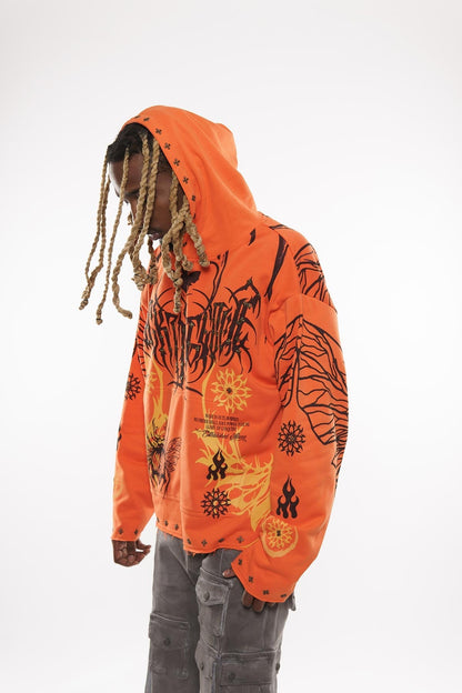 Atlas beetle pullover hoodie