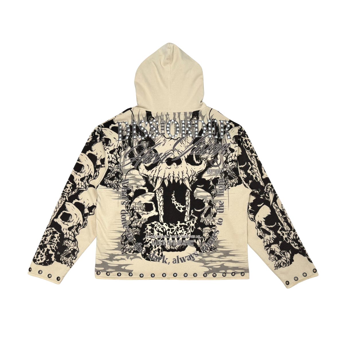 Have vision pull over hoodie Light Khaki by Dissorder - 2