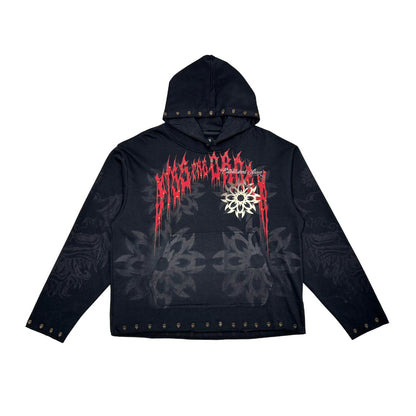 Guardian lion pull over hoodie Black by Dissorder - 1