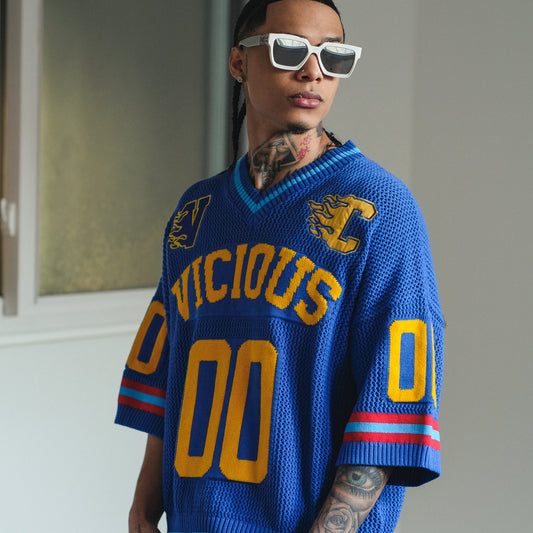 Vicious crop jersey sweater