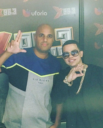 DJ LOBO & J ALVAREZ wearing Vie Riche