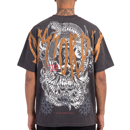 Serpent skull tee