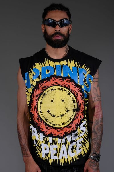 Peace & Happiness Sleeveless Shirt