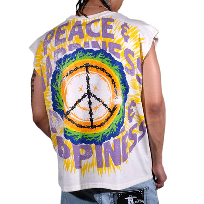 Peace & Happiness Sleeveless Shirt