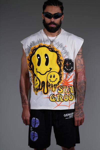 Still Groovy Sleeveless Shirt
