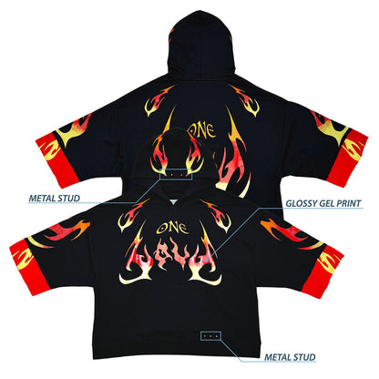 One love short sleeve hoodie