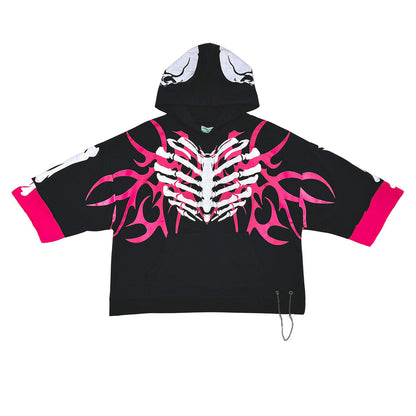 Xray short sleeve hoodie