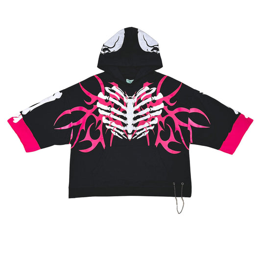Xray short sleeve hoodie