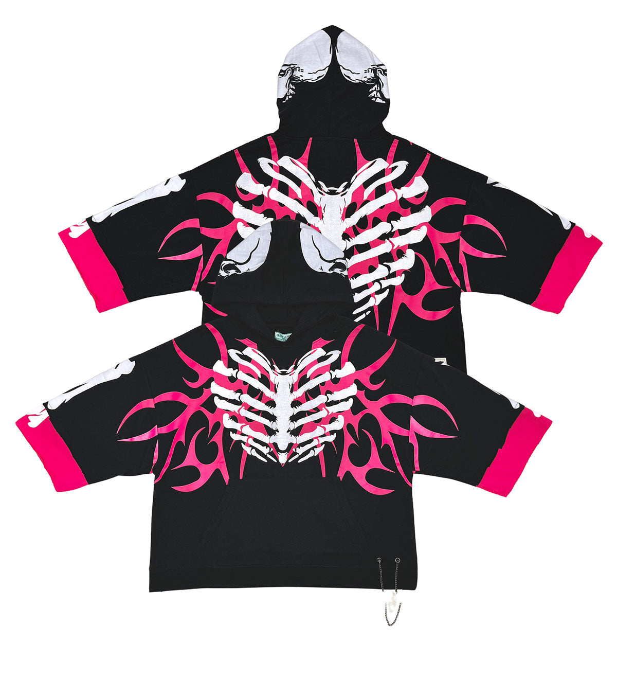 Xray short sleeve hoodie