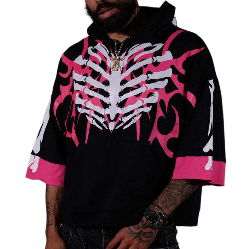 X ray Short Sleeve Hoodie
