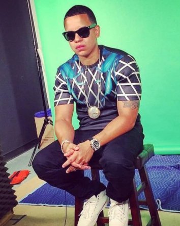 J ALVAREZ wearing Vie Riche
