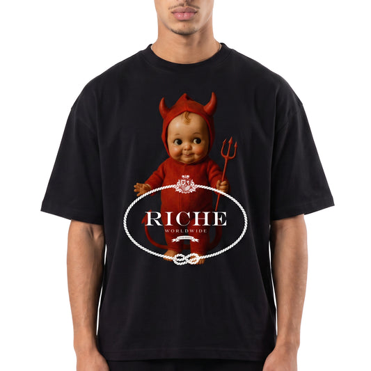 Naughty but nice Heavyweight Boxy T-Shirt