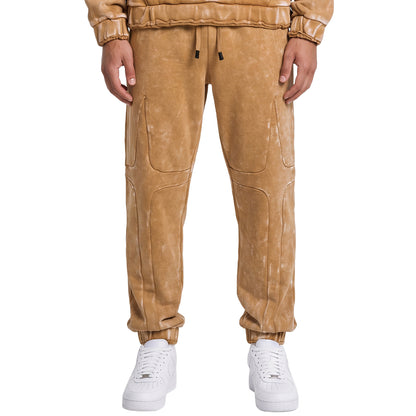 Unknown Contour Panel Mineral-Wash Joggers