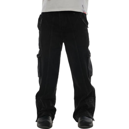 Baggy Denim Cargo Jeans