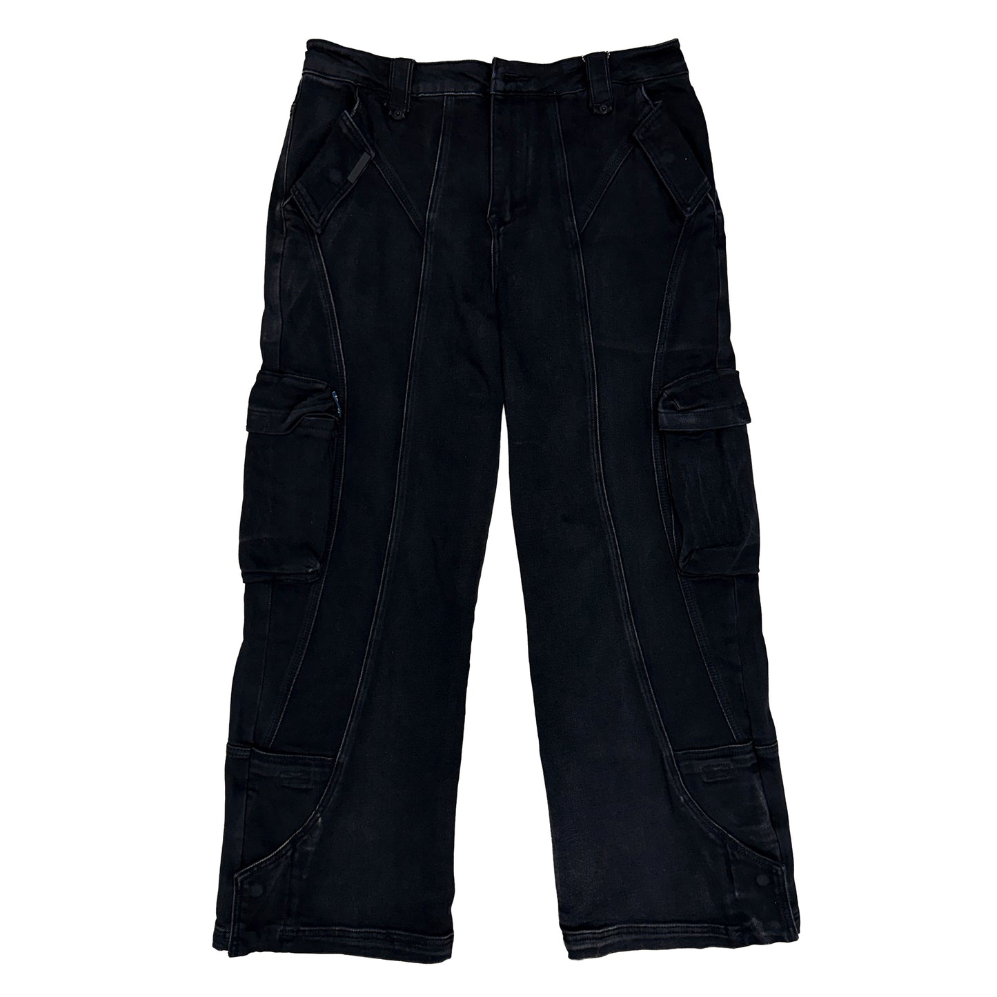 Baggy Denim Cargo Jeans