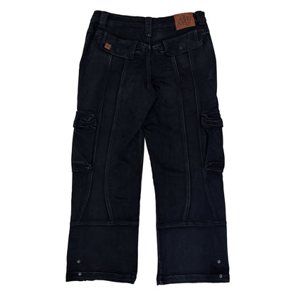 Baggy Denim Cargo Jeans