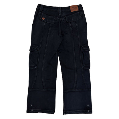 Baggy Denim Cargo Jeans