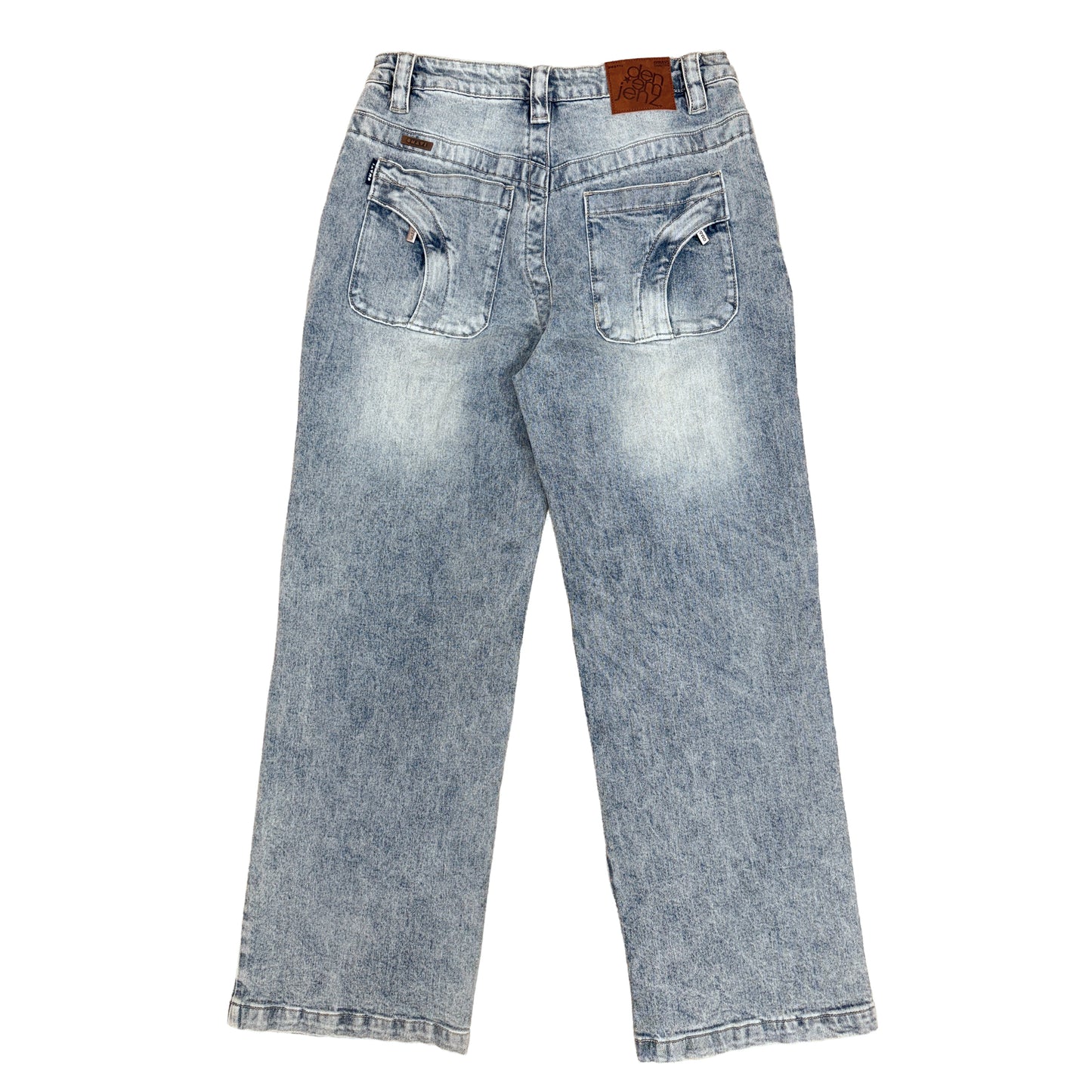 Baggy Round Pocket Denim Jeans