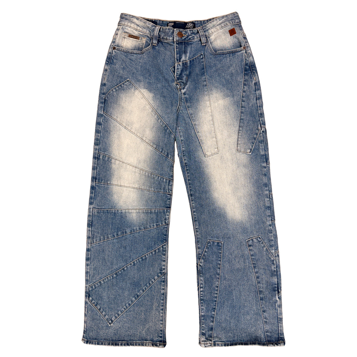 Baggy Panel Denim Jeans