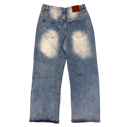Baggy Panel Denim Jeans
