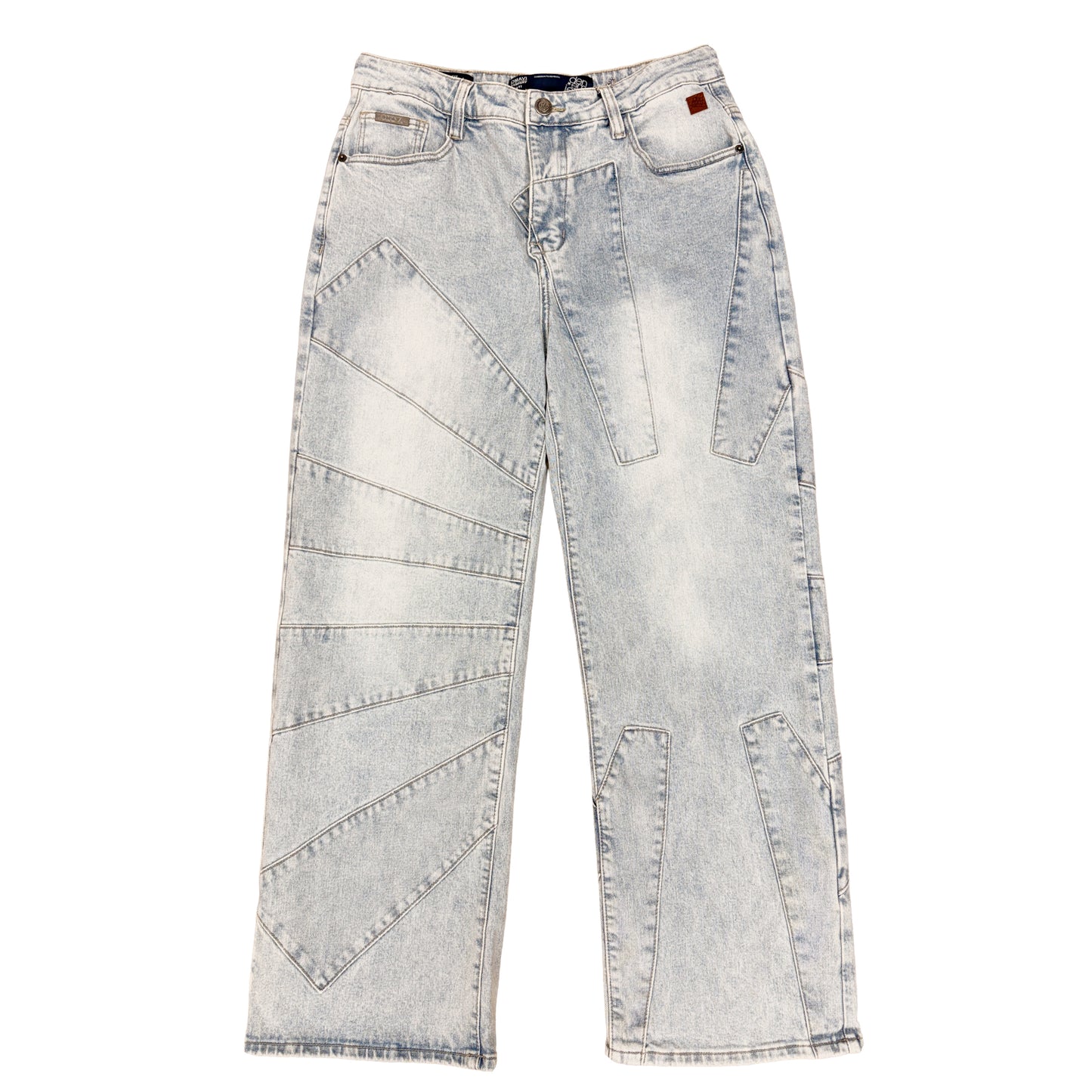 Baggy Panel Denim Jeans