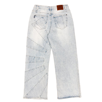 Baggy Panel Denim Jeans