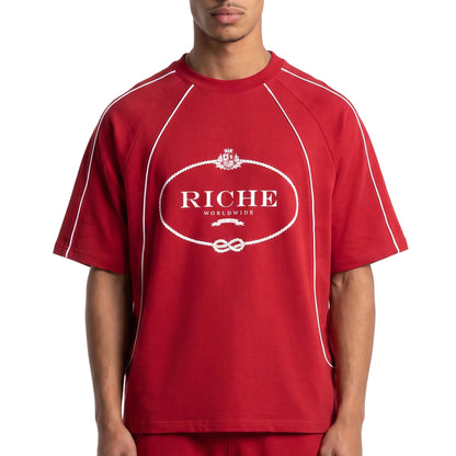 Riche stitch raglan t-shirt