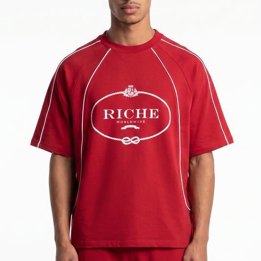 Riche stitch raglan t-shirt