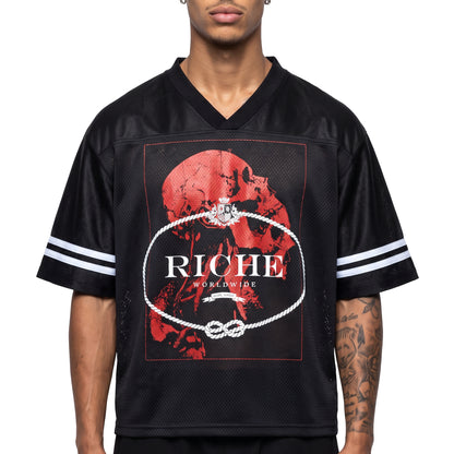 Red Death Taped Mesh T-Shirt Streetwear VR-MTO - 1 | Vie-Riche