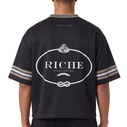 Night Scream Striped Soccer Jersey Streetwear VR-MTO - 2 | Vie-Riche