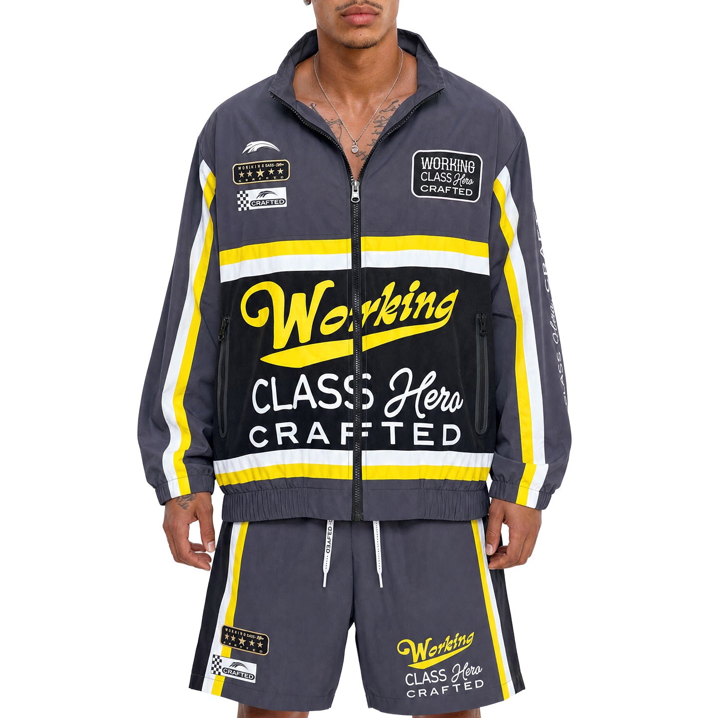 Working class nylon short set