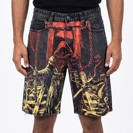 Reaper denim shorts