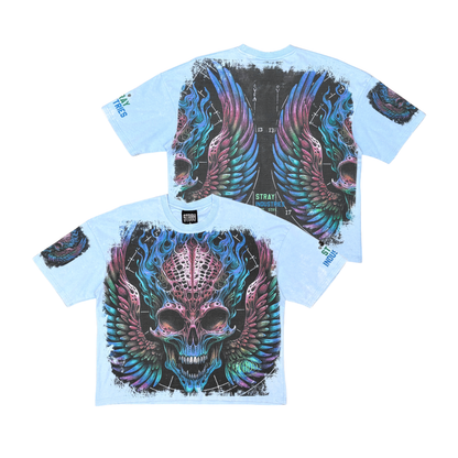 Burning skull tshirt