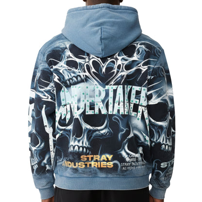 Under taker zipper hoodie