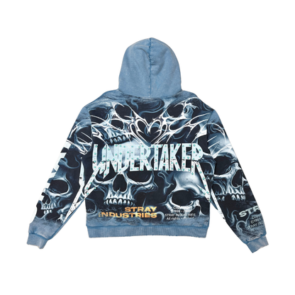 Under taker zipper hoodie
