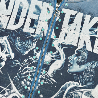 Under taker zipper hoodie