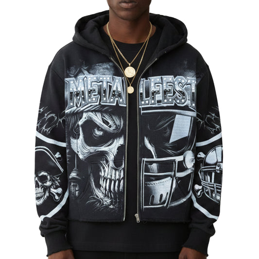 Metalfest zipper hoodie