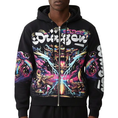 Dragon zipper hoodie