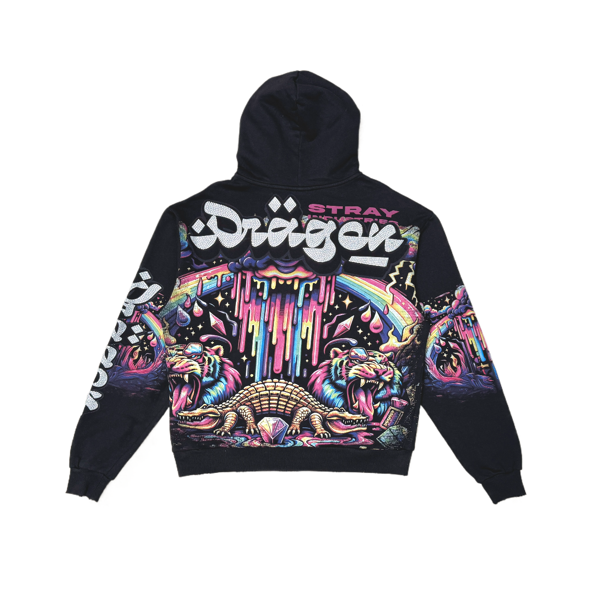 Dragon zipper hoodie