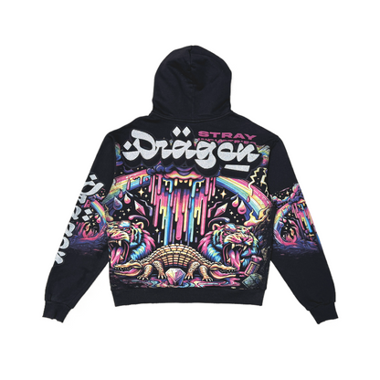 Dragon zipper hoodie