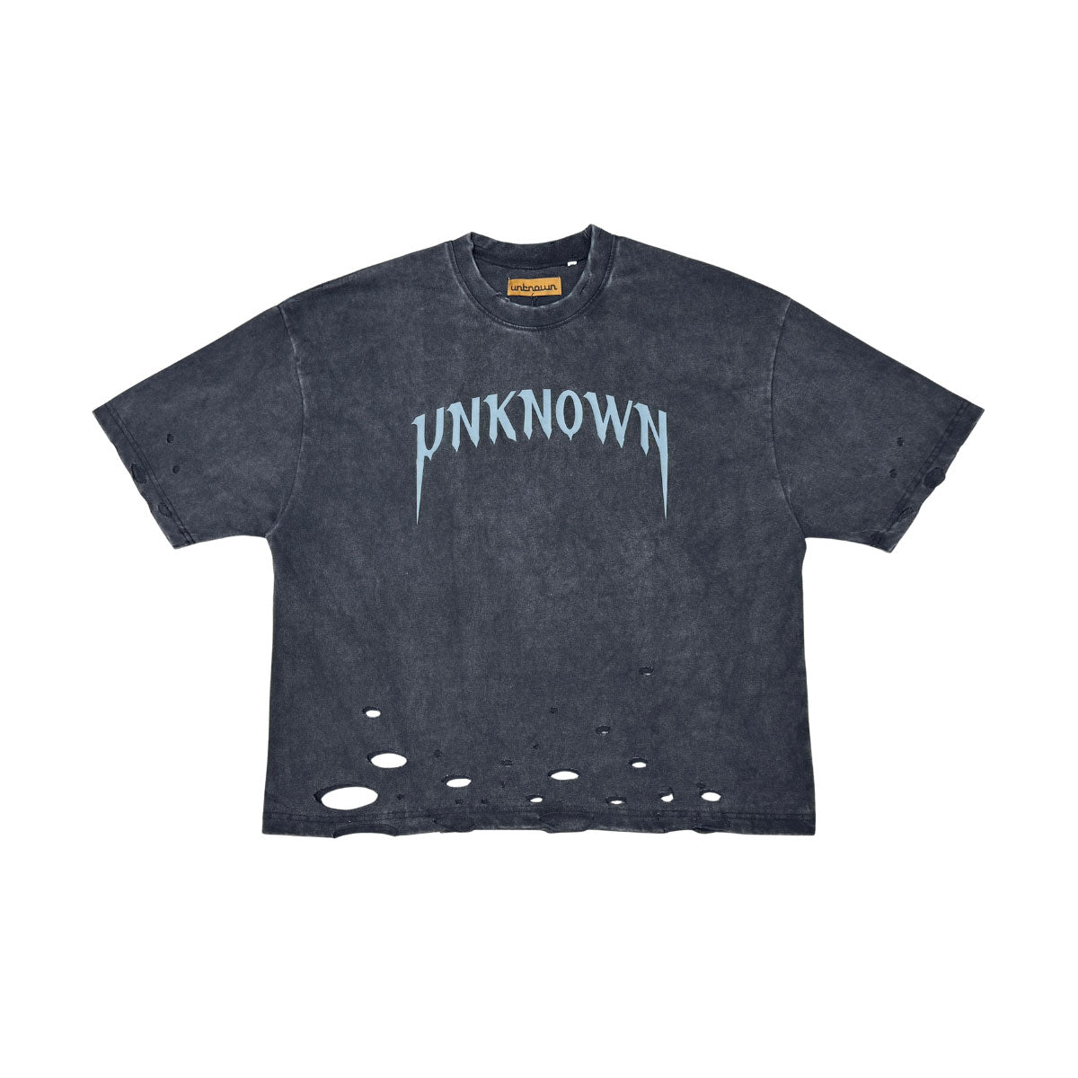Distressed logo washed tee by Unknown - 3 | Vie+Riche