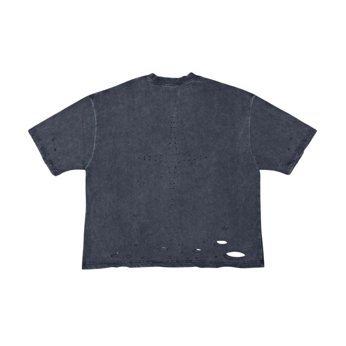 Distressed logo washed tee by Unknown - 4 | Vie+Riche