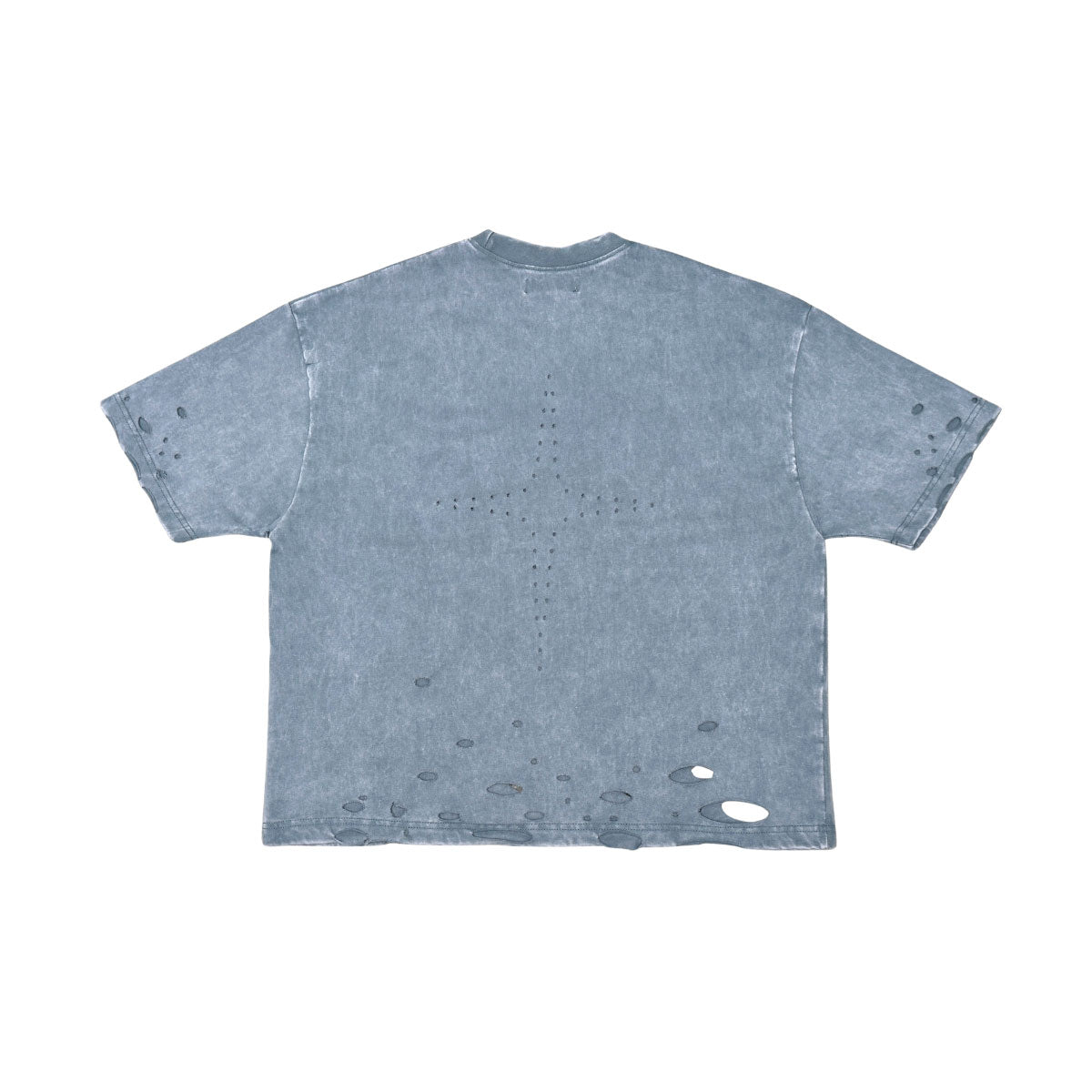 Distressed logo washed tee by Unknown - 9 | Vie+Riche