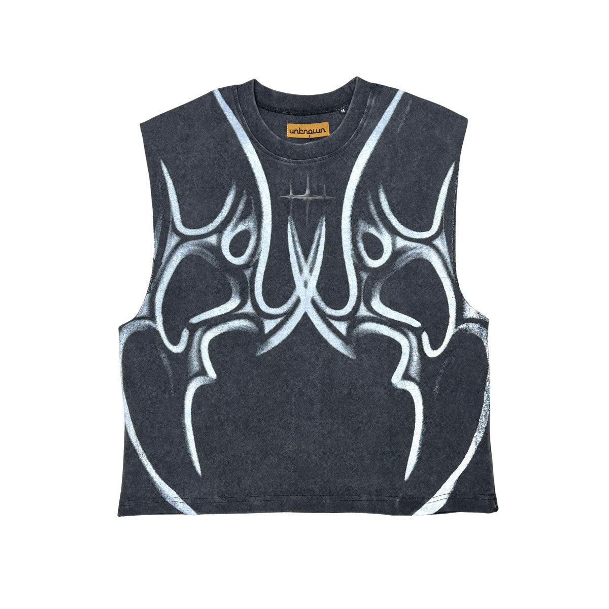 Printed sleeveless tee by Unknown - 3 | Vie+Riche